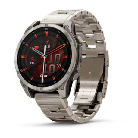 Ceas GARMIN fēnix 8 – 47mm, AMOLED Sapphire, Titan